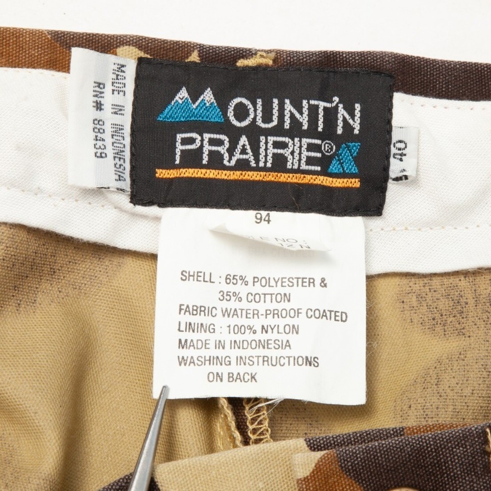 Mount'n Prairie Hunting Pants Mens 40 Brown Duck Camo Water Proof RWH-12 N - Picture 7 of 14